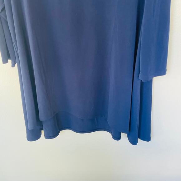 Chico’s Liquid Knit Size XL blue Top - Picture 5 of 9